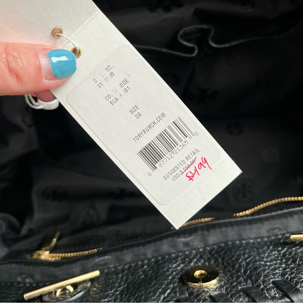 Tory Burch large tote NWT black - Picture 13 of 13